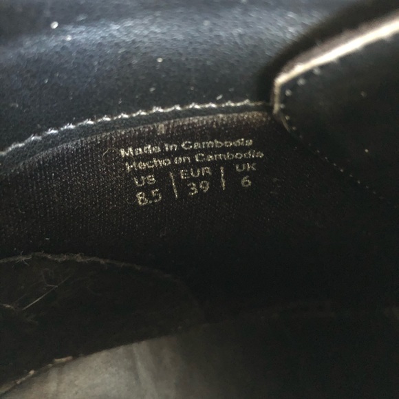 Spring - Black Faux Suede Heeled Boots - Size 8.5 - Picture 12 of 12